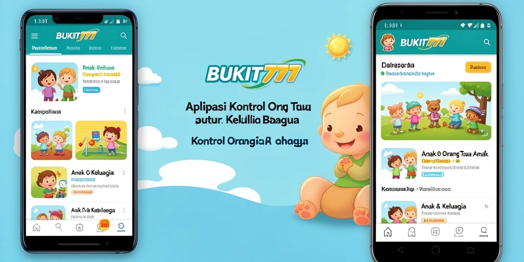 Tampilan antarmuka BUKIT777 yang ramah anak dan informatif.