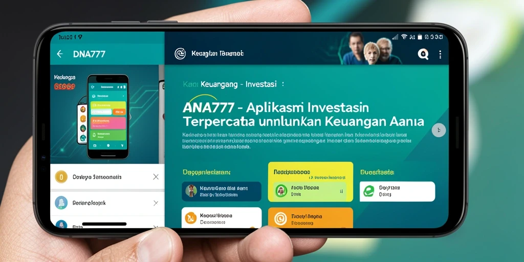 Tampilan aplikasi DNA777 yang modern dan fungsional.