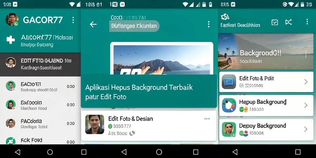 Antarmuka GACOR77 dengan fitur Hapus Background yang intuitif.