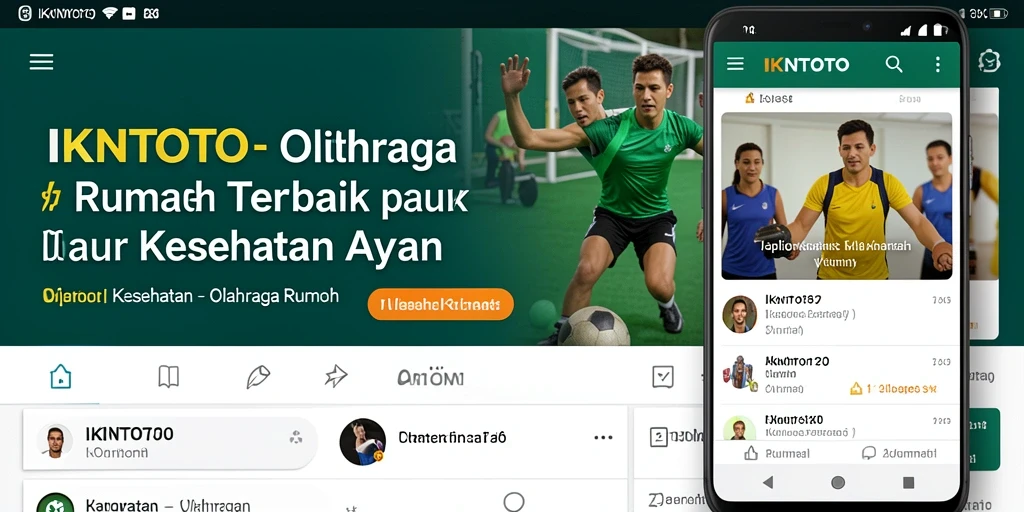 Antarmuka pengguna IKNTOTO dengan program olahraga lengkap.