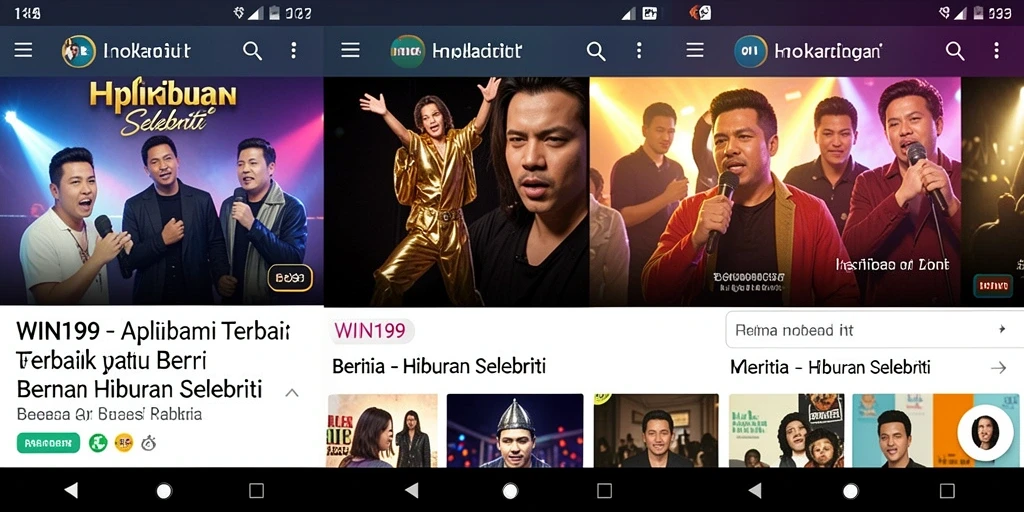 Tampilan antarmuka aplikasi WIN199 yang modern dan informatif.